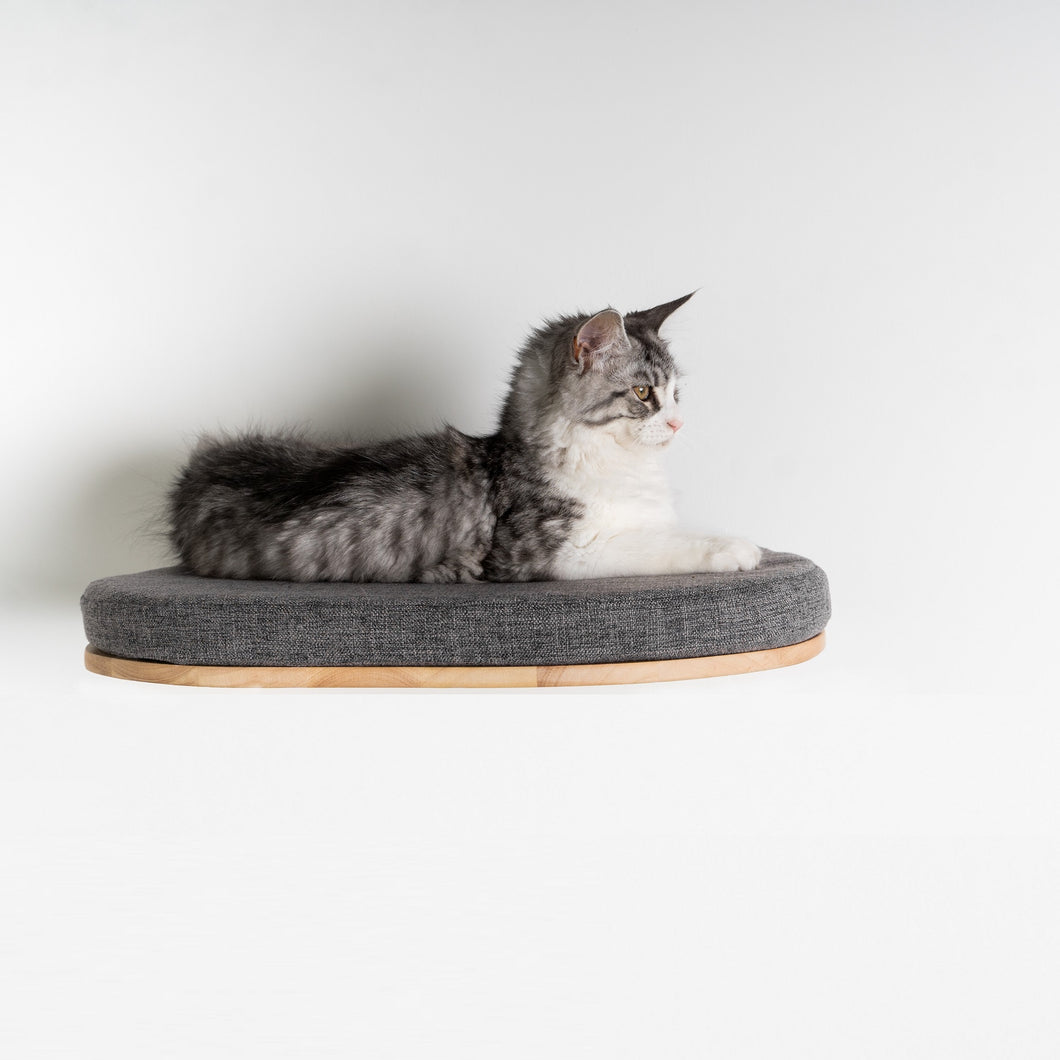 Parede de trepar para gatos - Sofá para gatos Luxe (Cinzento)