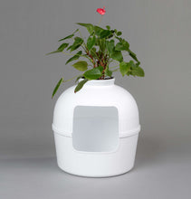 Flower XXL Branco | Caixa de toalete para gatos