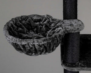 RHRQuality Hammock 45cm de Luxe Dark Grey Ø 20cm